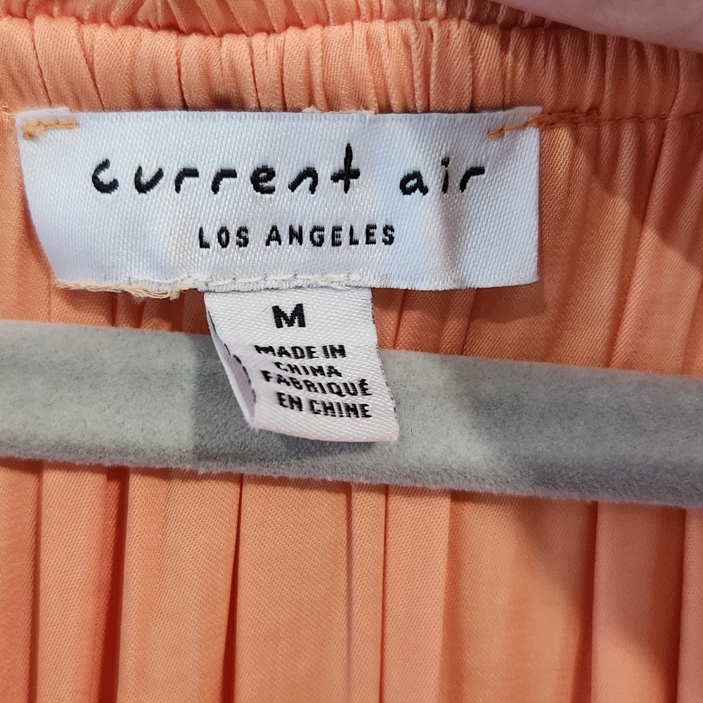 Current Air Orange Flutter Sleeve Midi Dress - Picture 3 of 6